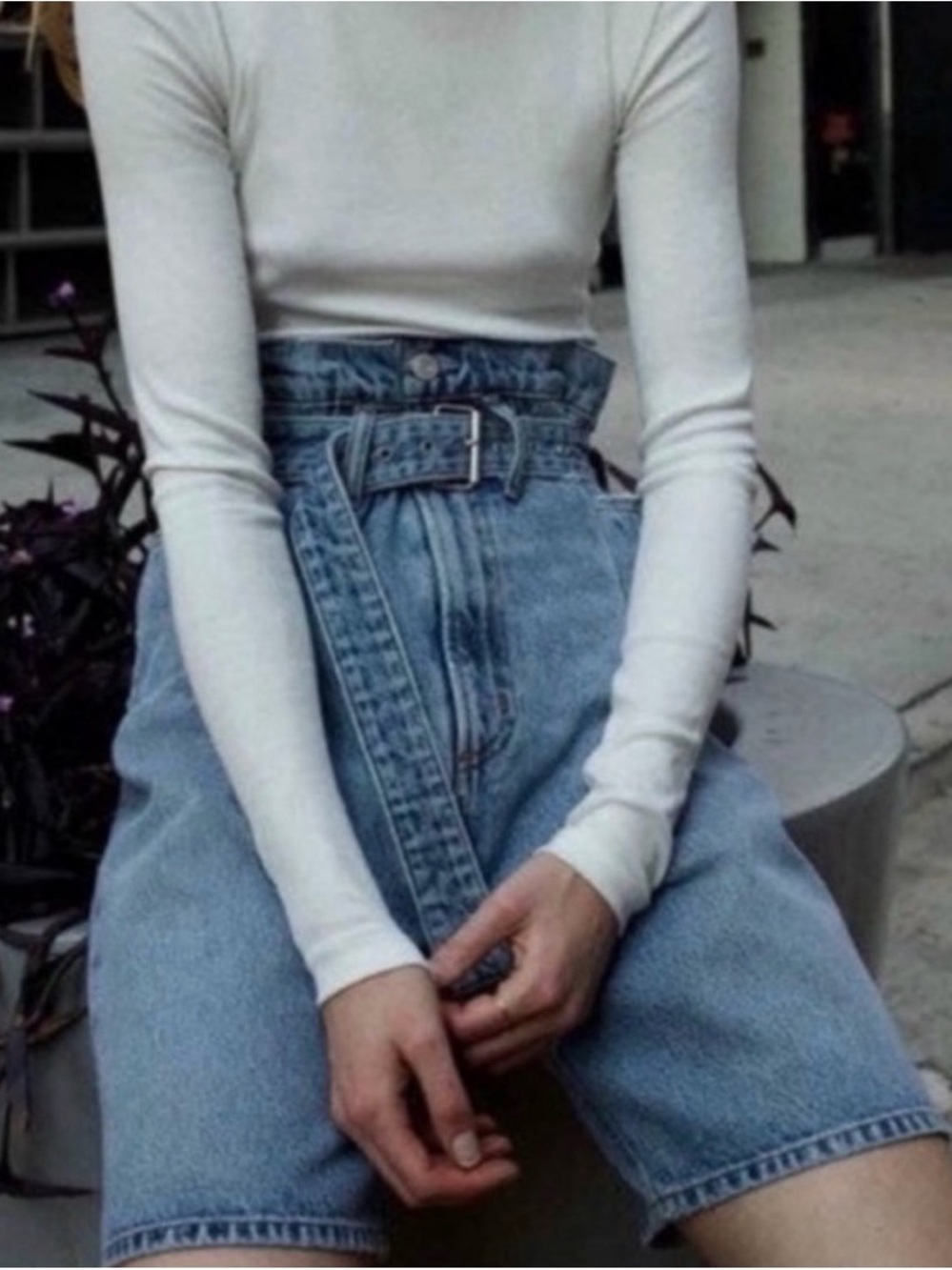 Agolde - Reworked ’90s Cinched Waist Short